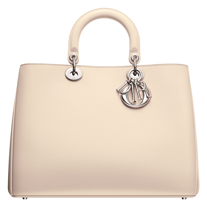 M0901PVPU M158 mignolo liscia pelle beige borsa Diorissimo